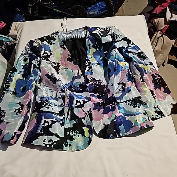 Womens Multi-color Jacket - Picture 2 of 5